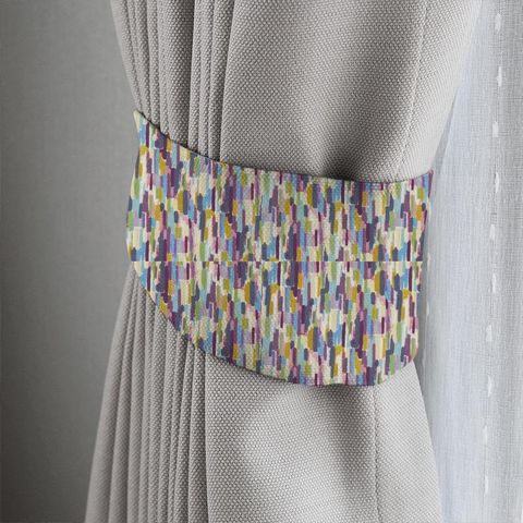 Trattino Heather / Grape / Mustard Tieback