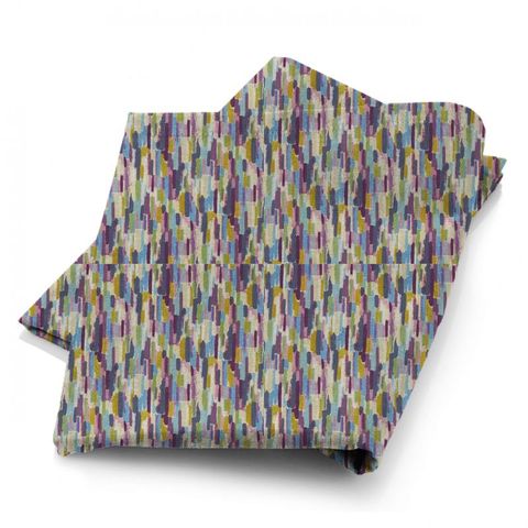 Trattino Heather / Grape / Mustard Fabric