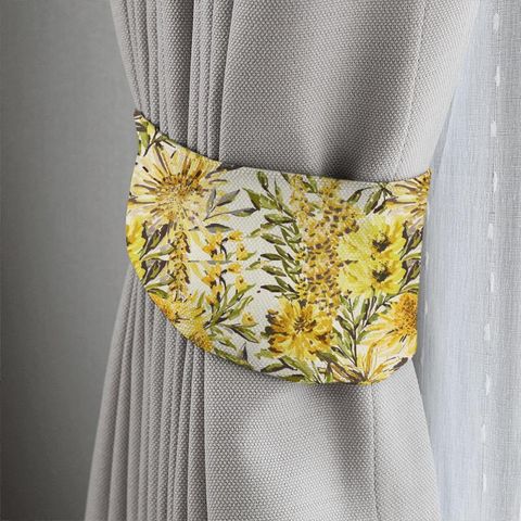 Floreale Maize/Mustard/Sage Tieback