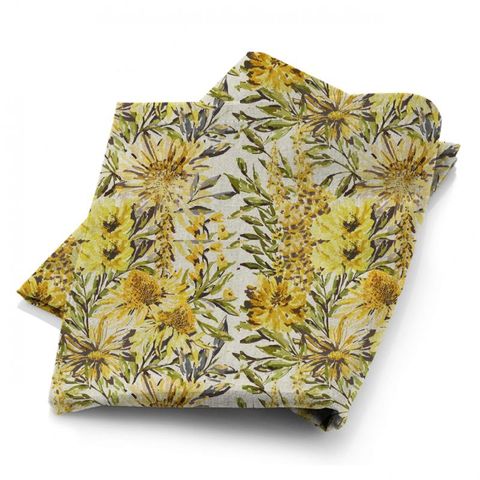 Floreale Maize/Mustard/Sage Fabric