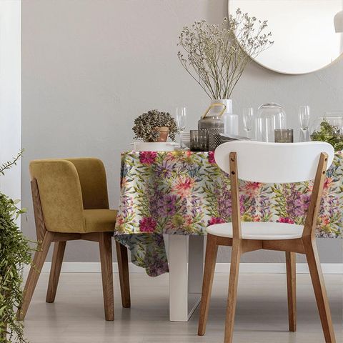 Floreale Fuchsia / Heather / Lime Tablecloth