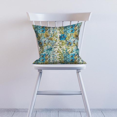 Floreale Turquoise / Ocean / Marine Cushion