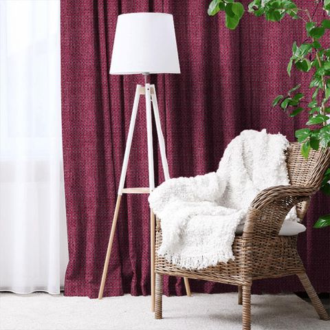 Tivat Cerise Made To Measure Curtain