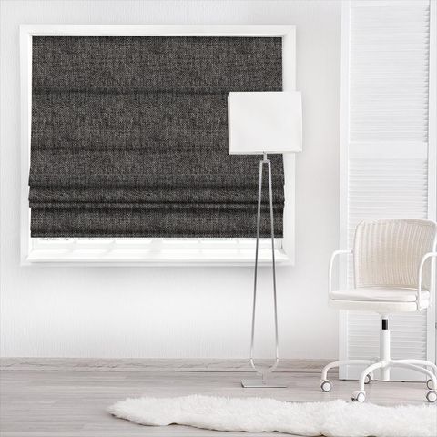 Risan Graphite Made To Measure Roman Blind