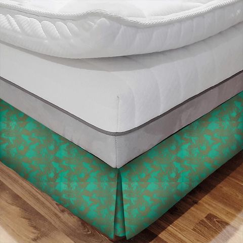 Extravagance Emerald Bed Base Valance