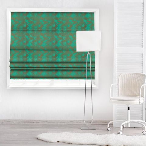 Extravagance Emerald Made To Measure Roman Blind