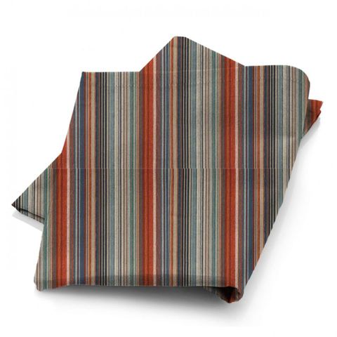 Spectro Stripe Teal/Sedonia/Rust Fabric