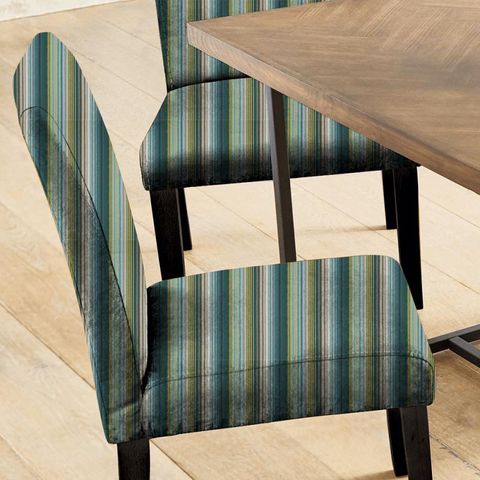 Spectro Stripe Emerald / Marine / Lichen Seat Pad Cover