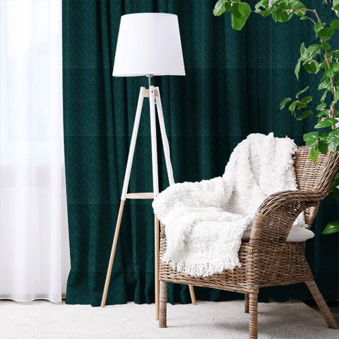 Zola Emerald Made To Measure Curtain