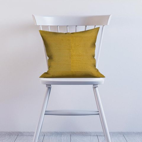 Lilaea Silks Gold Cushion