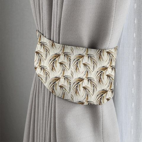 Alvaro Honey/Slate/Topaz Tieback