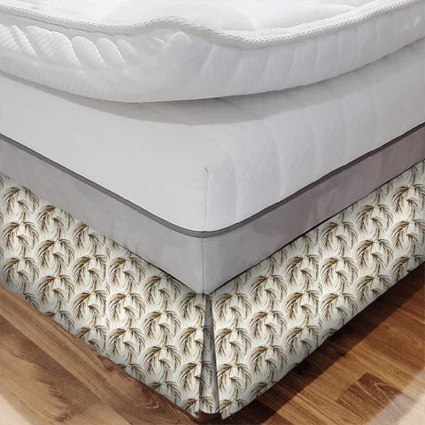 Alvaro Honey/Slate/Topaz Bed Base Valance