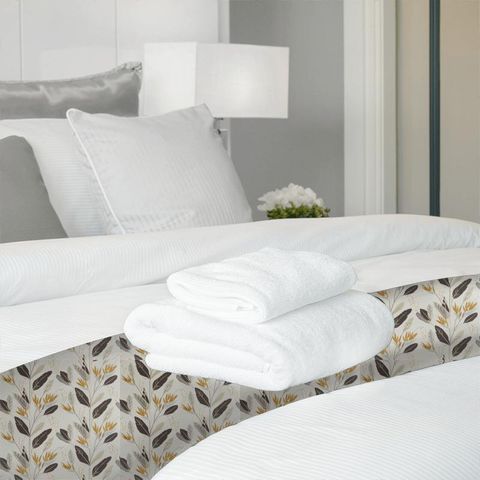 Llenya Honey/Jet/Jute Bed Runner
