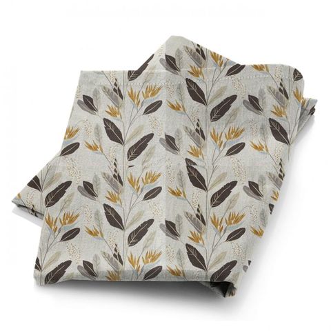 Llenya Honey/Jet/Jute Fabric