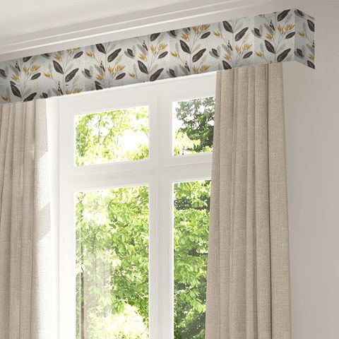Llenya Honey/Jet/Jute Pelmet