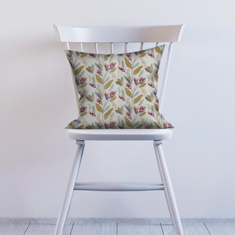 Llenya Cerise/Harbour/Saffron Cushion