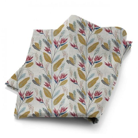Llenya Cerise/Harbour/Saffron Fabric