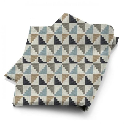 Mehari Sky/ Maize/ Charcoal Fabric
