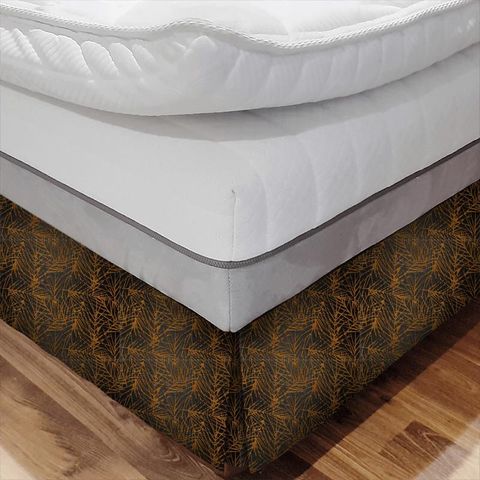 Lorenza Honey/ Jet Bed Base Valance