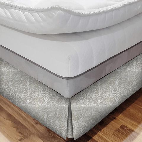 Lorenza Oyster/ Pearl Bed Base Valance