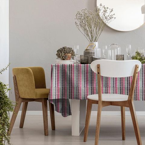 Kalimba Seaglass/ Cerise/ Indigo Tablecloth