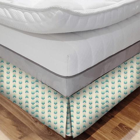 Kengo Emerald/Zest Bed Base Valance