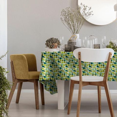 Selenic Chartreuse/Topaz Tablecloth