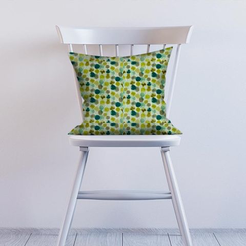 Selenic Chartreuse/Topaz Cushion