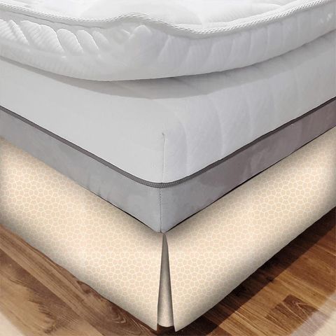 Glyptic Buff Bed Base Valance