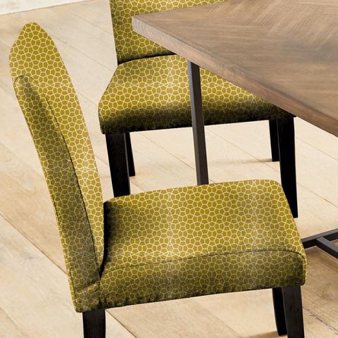 Glyptic Chartreuse Seat Pad Cover