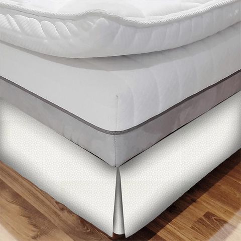 Cubica Ecru Bed Base Valance