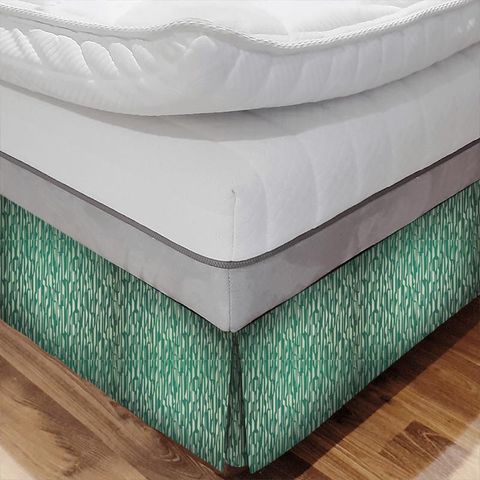 Zendo Emerald Bed Base Valance