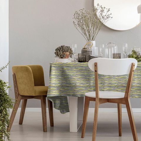 Tremolo Aubergine/Chartreuse Tablecloth