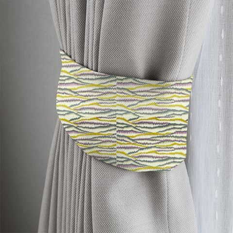 Tremolo Aubergine/Chartreuse Tieback