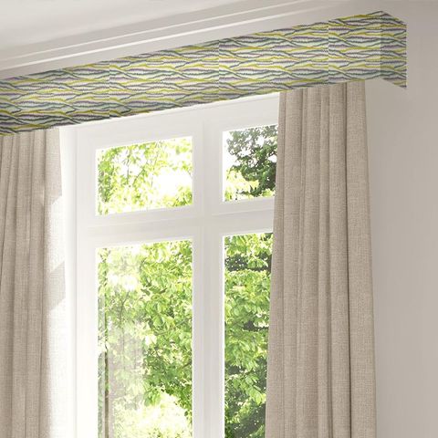 Tremolo Aubergine/Chartreuse Pelmet