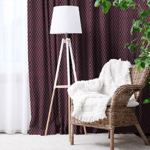 Irradiant Berry Made To Measure Curtain