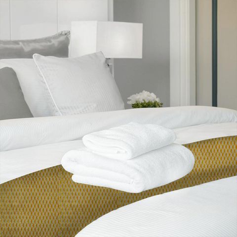 Irradiant Gold Bed Runner