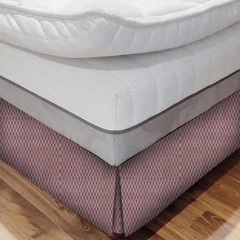 Irradiant Rose Quartz Bed Base Valance