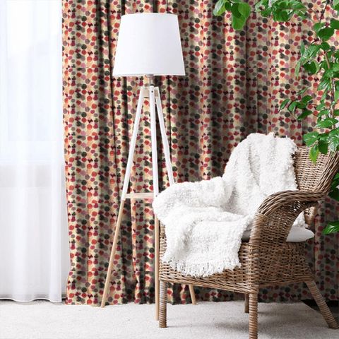 Selenic Tulip/Coral Made To Measure Curtain