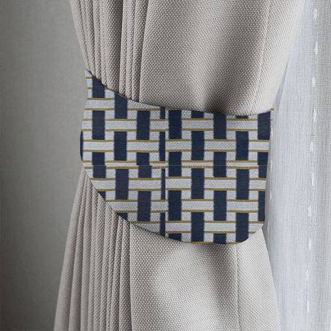 Saki Indigo/Ochre Tieback