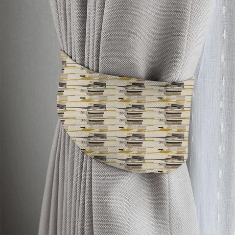 Zeal Charcoal Neutral Mustard Onyx Tieback