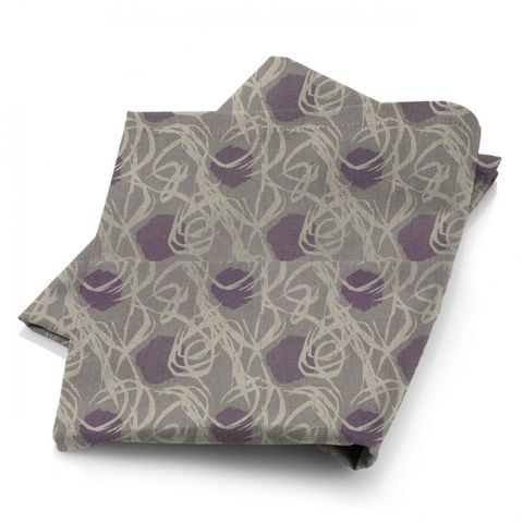 Soleil Lilac Smoke Neutral Fabric