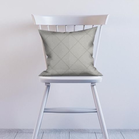 Radial Chalk/Linen Cushion