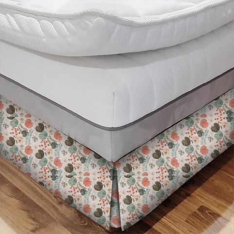 Dardanella Amber/Mint Bed Base Valance