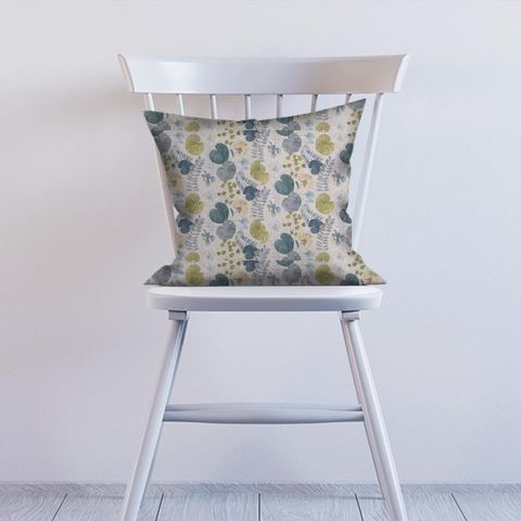 Dardanella Ink/Chartreuse Cushion