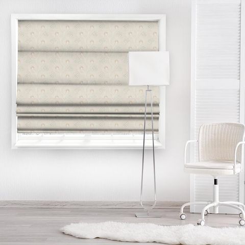 Louella Blush/Linen Made To Measure Roman Blind