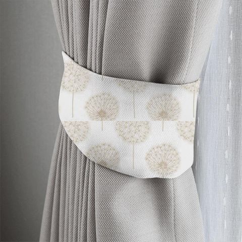 Amity Linen/Chalk Tieback