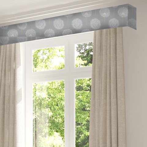 Amity Slate/Gold Pelmet