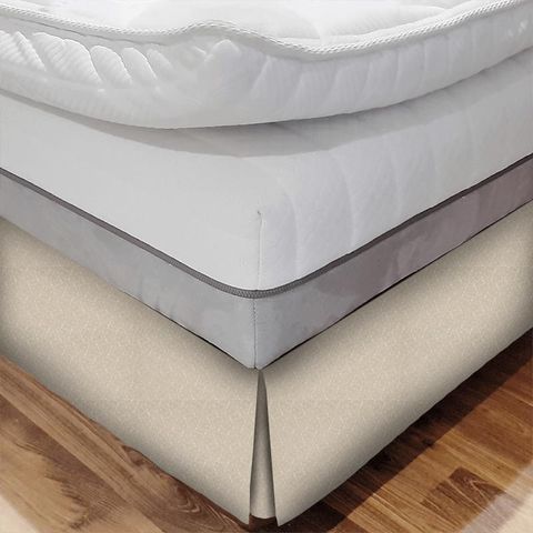 Lucette Putty Bed Base Valance