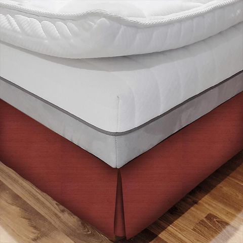 Deflect Oxblood Bed Base Valance